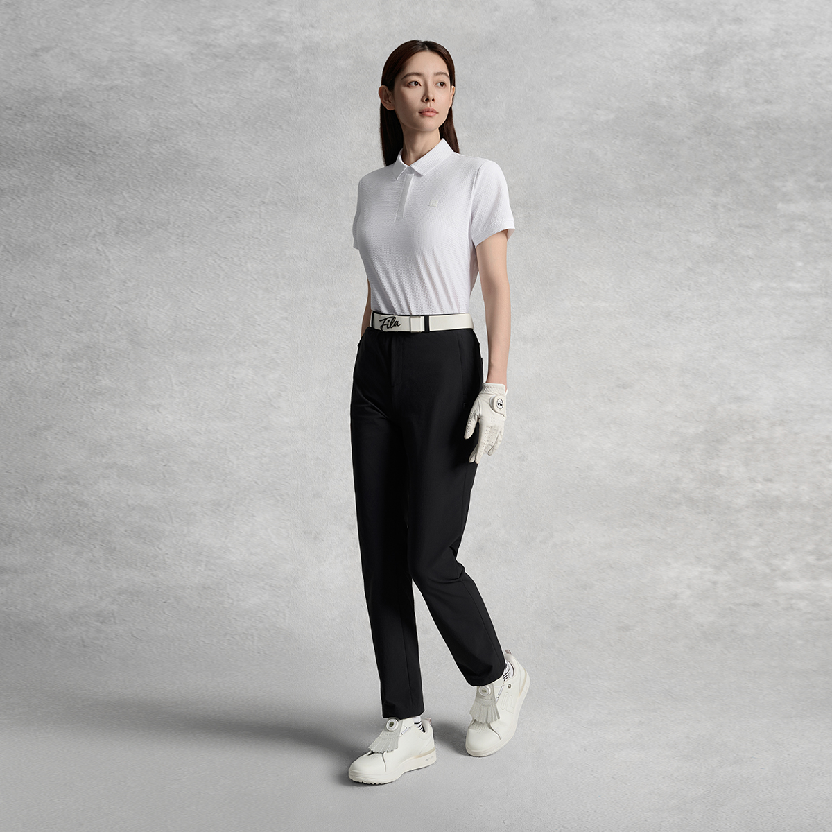 FILA CORE ATHLETICS GOLF ELITE GOLF CLUB Women Woven Pants (Black)