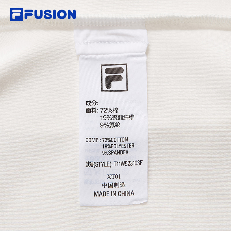 FILA FUSION INLINE FUSION X WORKWEAR STREET DOLPHIN Women Short Sleeves T-Shirt (Black / White)