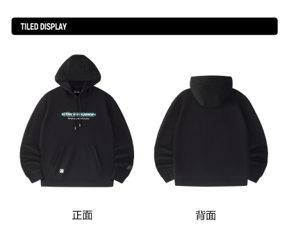 FILA FUSION INLINE WORKWEAR SKATE URBAN EDGE Men Hoodie (Black)