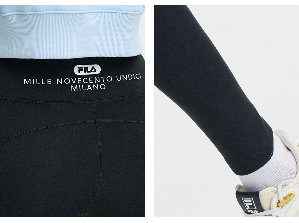 FILA CORE LIFESTYLE FILA MILANO STUDIO IN MILAN Women Knit Pants (Black)