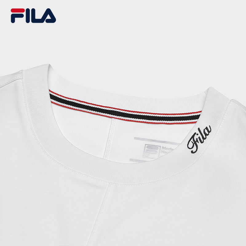 FILA CORE CROSS OVER MODERN HERITAGE Women Short Sleeve T-shirt in White