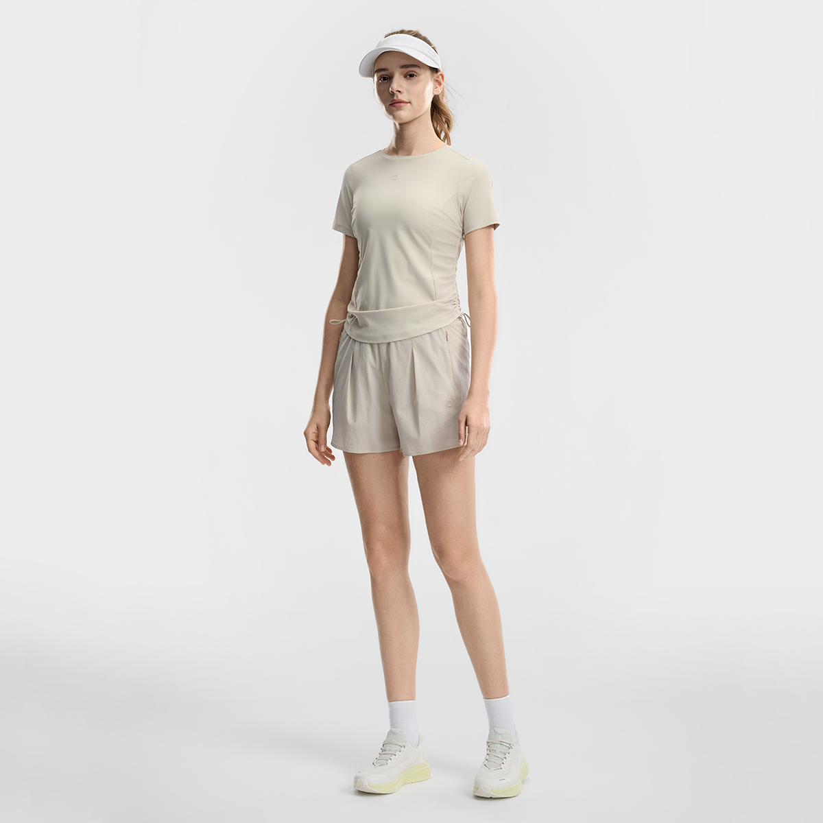 FILA WOMEN'S FITNESS Knitted Short Sleeve Top