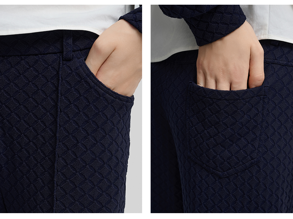 FILA CORE LIFESTYLE FILA EMERALD CHEVAL BLANC COURCHEVEL Women Knit Pants (Navy)