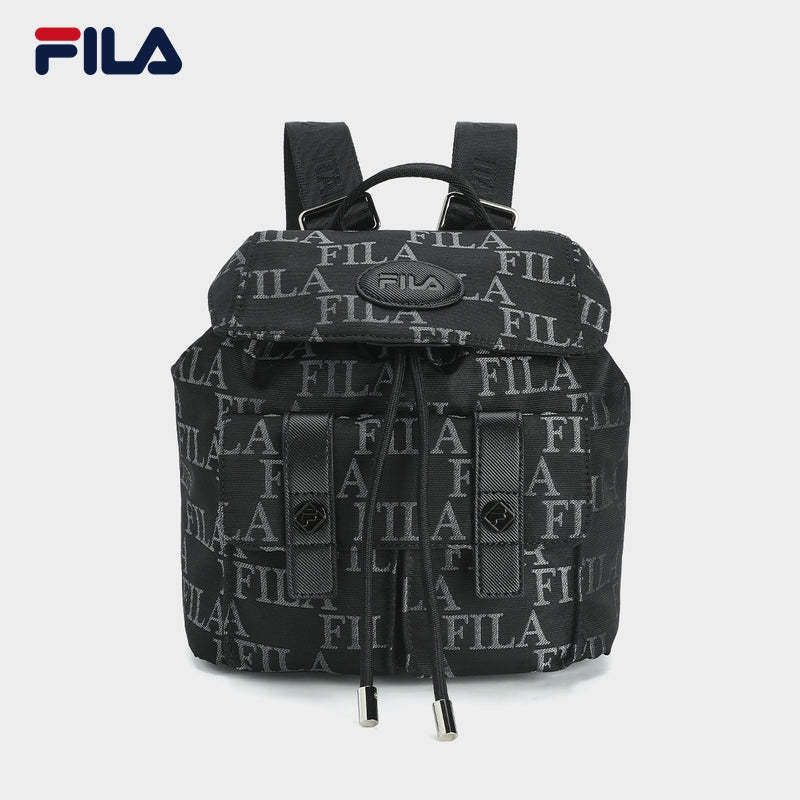 ★FILA★ Heritage Backpack_FS3BPH1305X_CRM Fila Heritage Tennis Backpack (Black)
