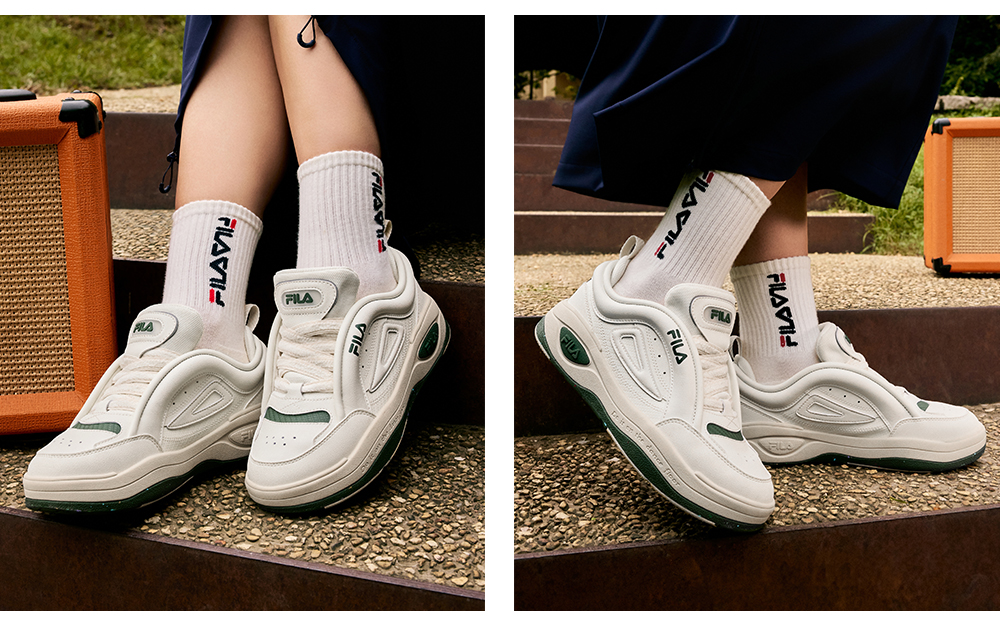 FILA CORE FASHION MIX 2 Women Sneakers (White / Grey)