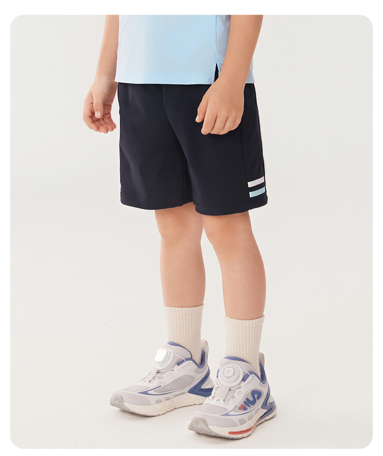 (105-130cm) FILA KIDS TENNIS Boy's Knit 5 Inch Pants in Navy