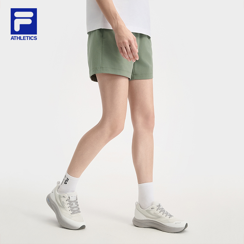FILA CORE ATHLETICS FILA-FIT WOMEN Women Knitted Shorts (Black / Olive Green)
