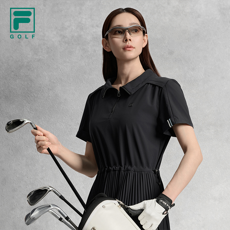 FILA CORE ATHLETICS GOLF ELITE GOLF CLUB Women Dress (Black)