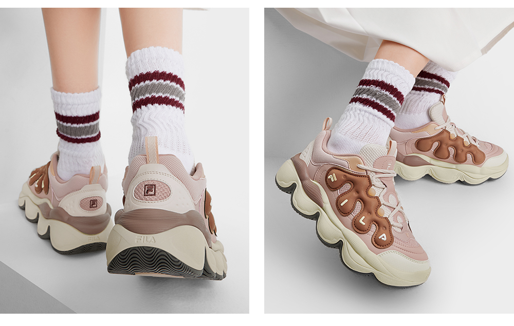 FILA CORE FASHION PEASE Women Sneakers (Peas/ Beige Cream / White)