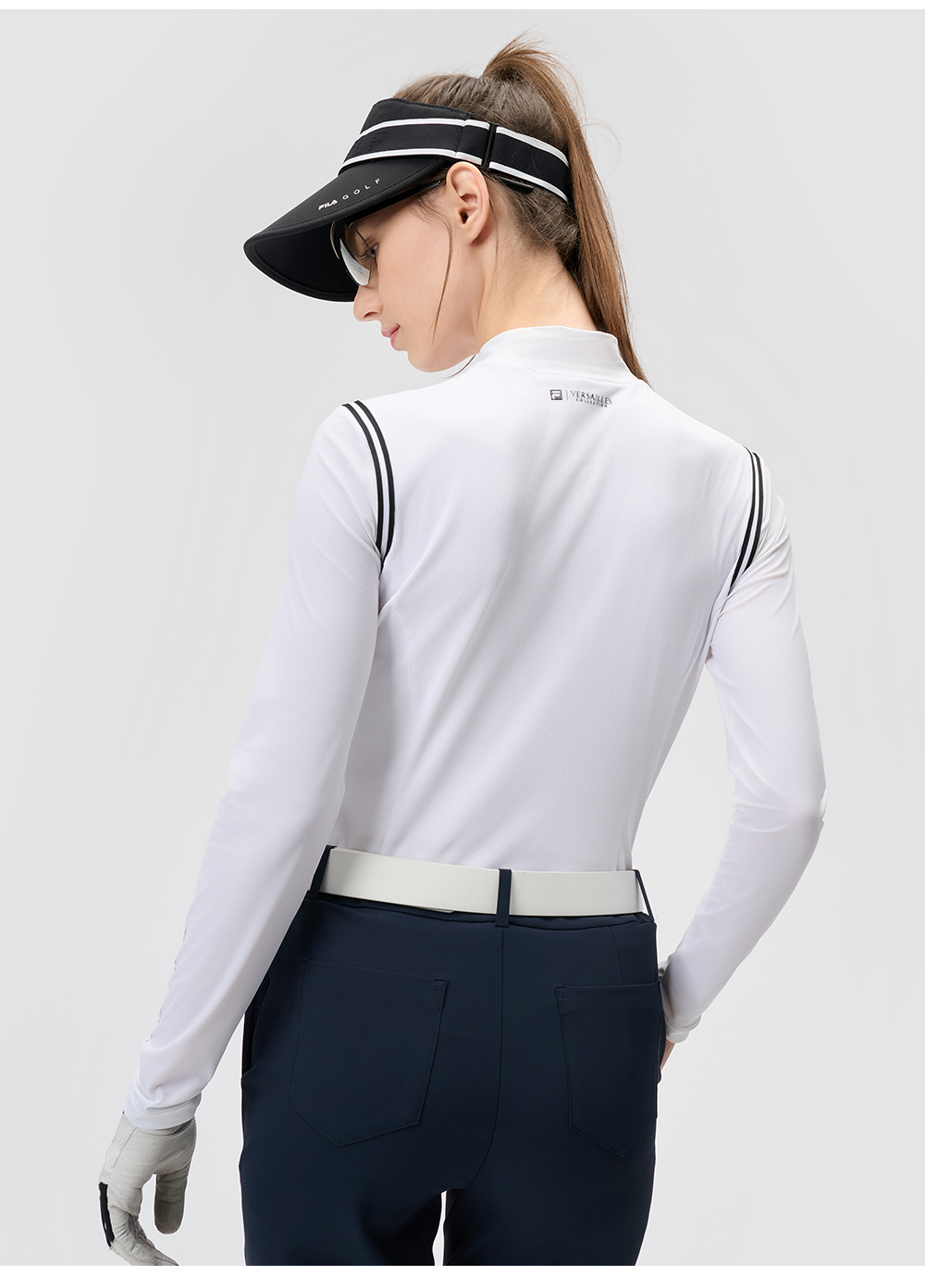 CORE ATHLETICS GOLF2 Women Long Sleeve Tee (White)