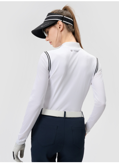 CORE ATHLETICS GOLF2 Women Long Sleeve Tee (White)