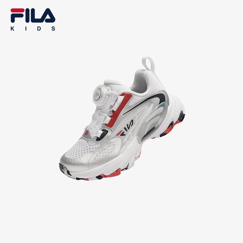 FILA KIDS SPHINX HERITAGE Boys Sneakers (Silver/Blue Shoes)