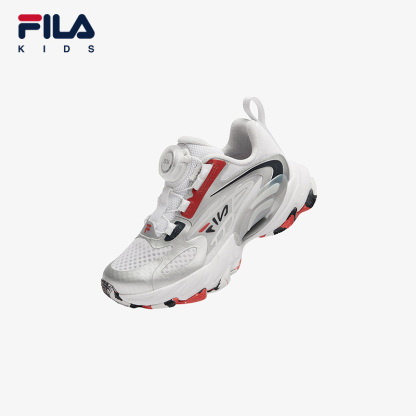 FILA KIDS SPHINX HERITAGE Boys Sneakers (Silver/Blue Shoes)