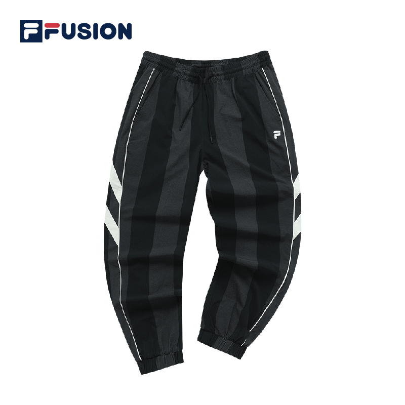 FILA FUSION Men's UNIFORM INLINE Woven Pants in Black