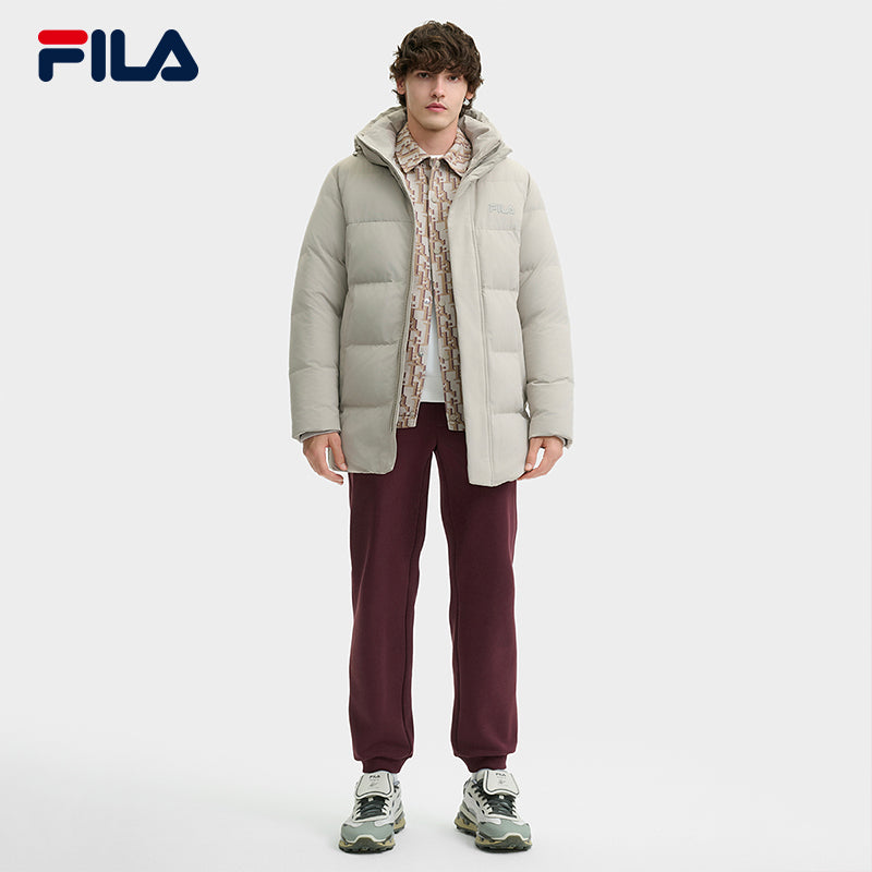 [ FILA ]★Heritage Lightweight Popper  Down Jacket FILA CORE LIFESTYLE HERITAGE CLASSIC MONOGRAM Men Mid Length