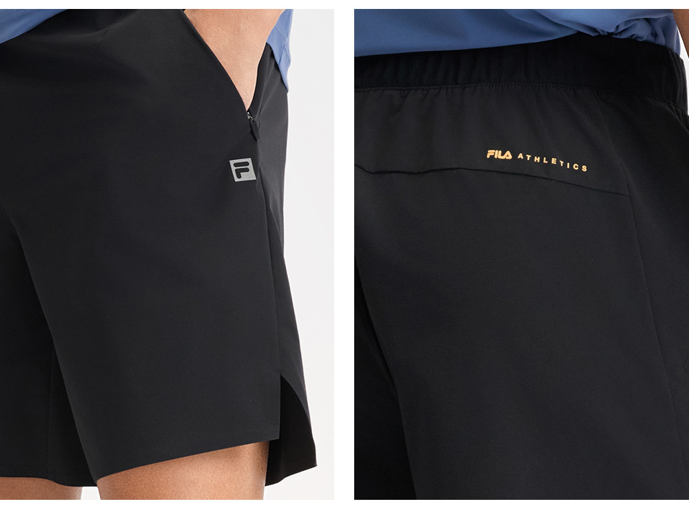 FILA CORE ATHLETICS FITNESS MEN ARTE ELEGANTE Men Woven Pants (Black)