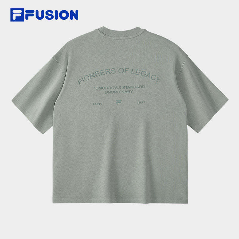 ■FILA■ Cotton blend ringer short sleeve t-shirt FS2RSG2152 Fila Men's Short Sleeve T-Shirt, 100% Cotton, Crew Neck
