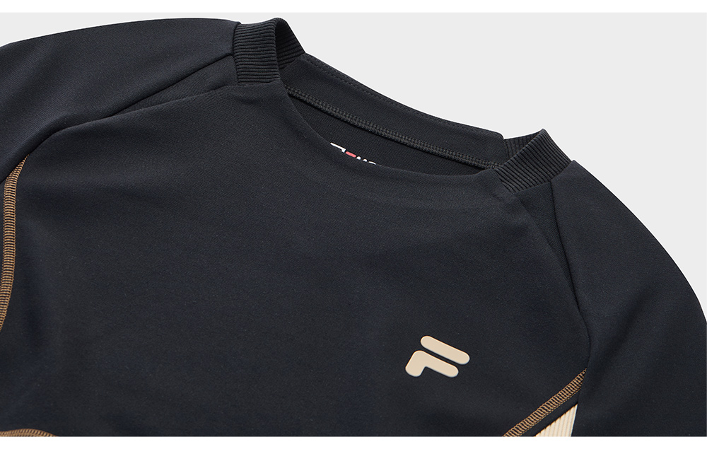 FILA FUSION INLINE URBAN TECH FUTURE TECH STREET Women Long Sleeve Top (Black)