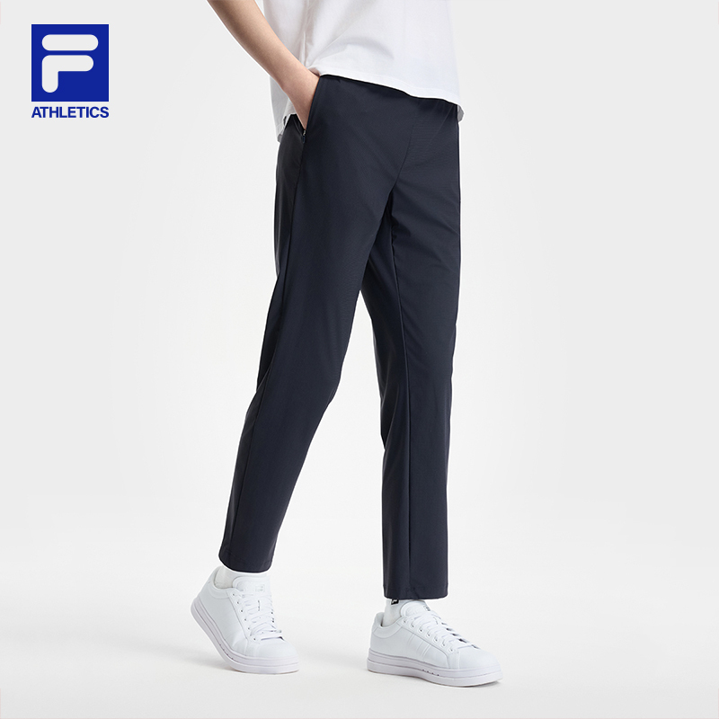 FILA CORE ATHLETICS TENNIS BOUNCY COURT Women Knit Pants (Navy)