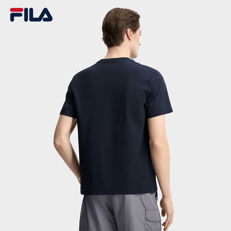 FILA MEN'S HERITAGE Knitted Short Sleeve Top