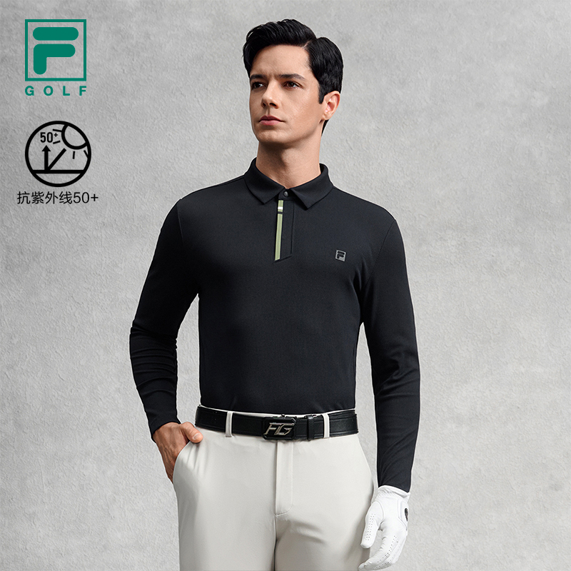 FILA CORE ATHLETICS GOLF BTB Elegant Duality Men Long Sleeve Polo