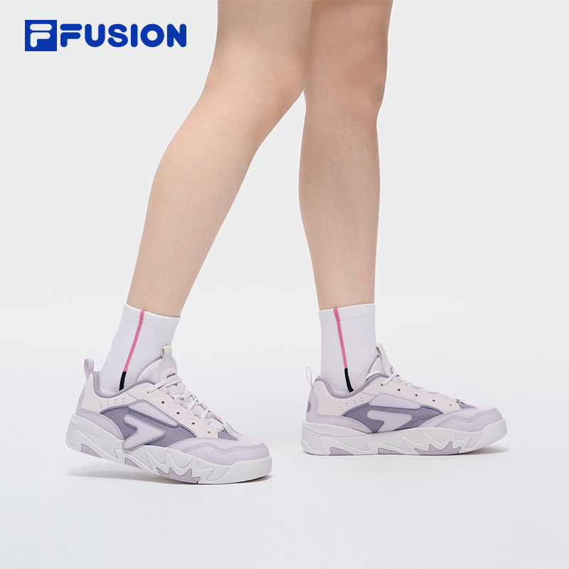 FILA FUSION SKATEBOARDING FILA FUSION NOLLIE II Women Skate Shoes (White/Silver)