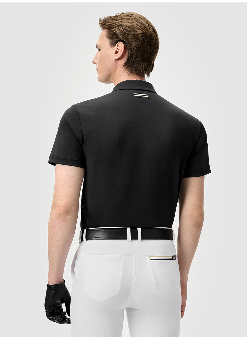 FILA CORE ATHLETICS GOLF STATELY FLORAL Men Polo T-shirt (Black)