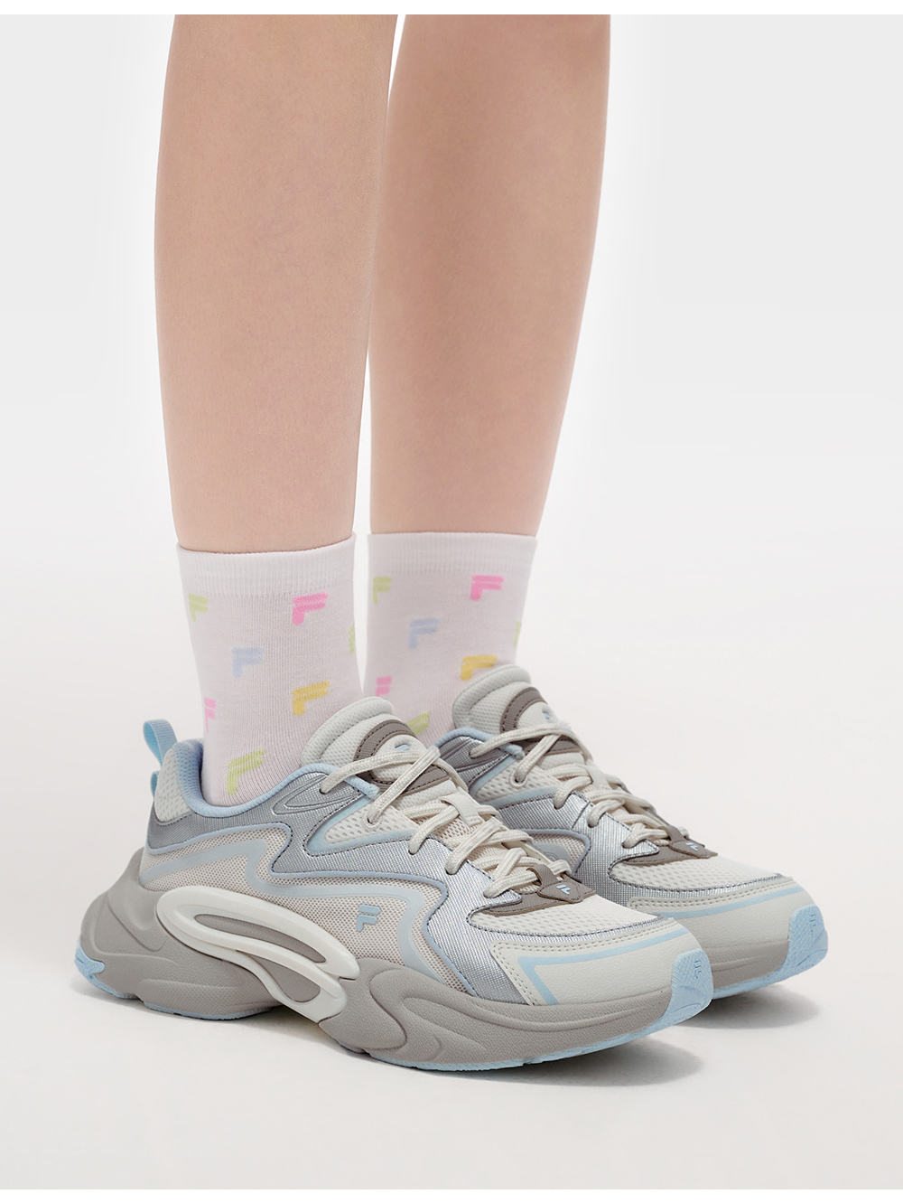 FILA FUSION FUSION FORCE DX Women Sneakers (White / Grey)