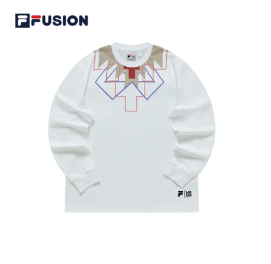 FILA FUSION Unisex Cross Over FILA x Marcelo Burlon Short Sleeve Tee