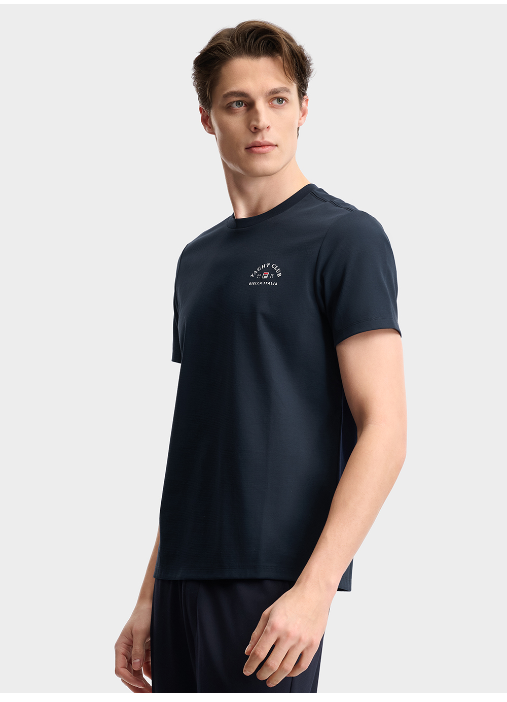 FILA MEN'S HERITAGE Knitted Short Sleeve Top