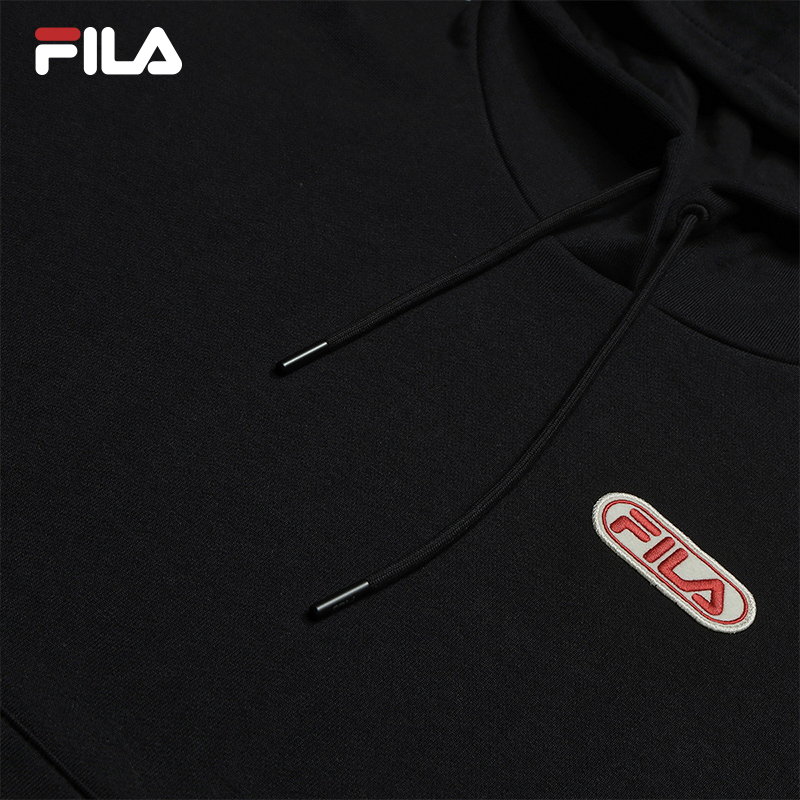 FILA CORE LIFESTYLE FILA ORIGINALE Women Hoodie (Black/Grey)