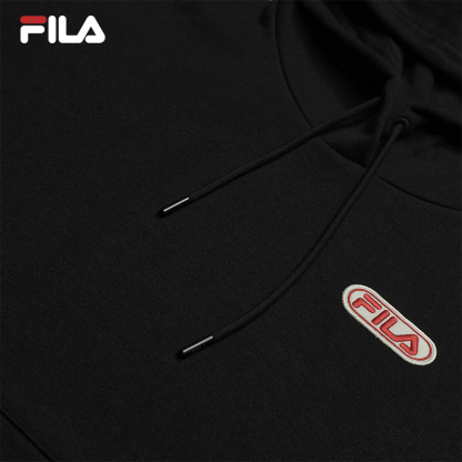 FILA CORE LIFESTYLE FILA ORIGINALE Women Hoodie (Black/Grey)