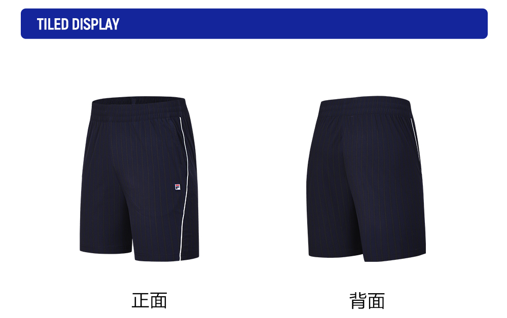 FILA CORE ATHLETICS TENNIS1 ART IN SPORTS Men Woven Shorts (Navy)