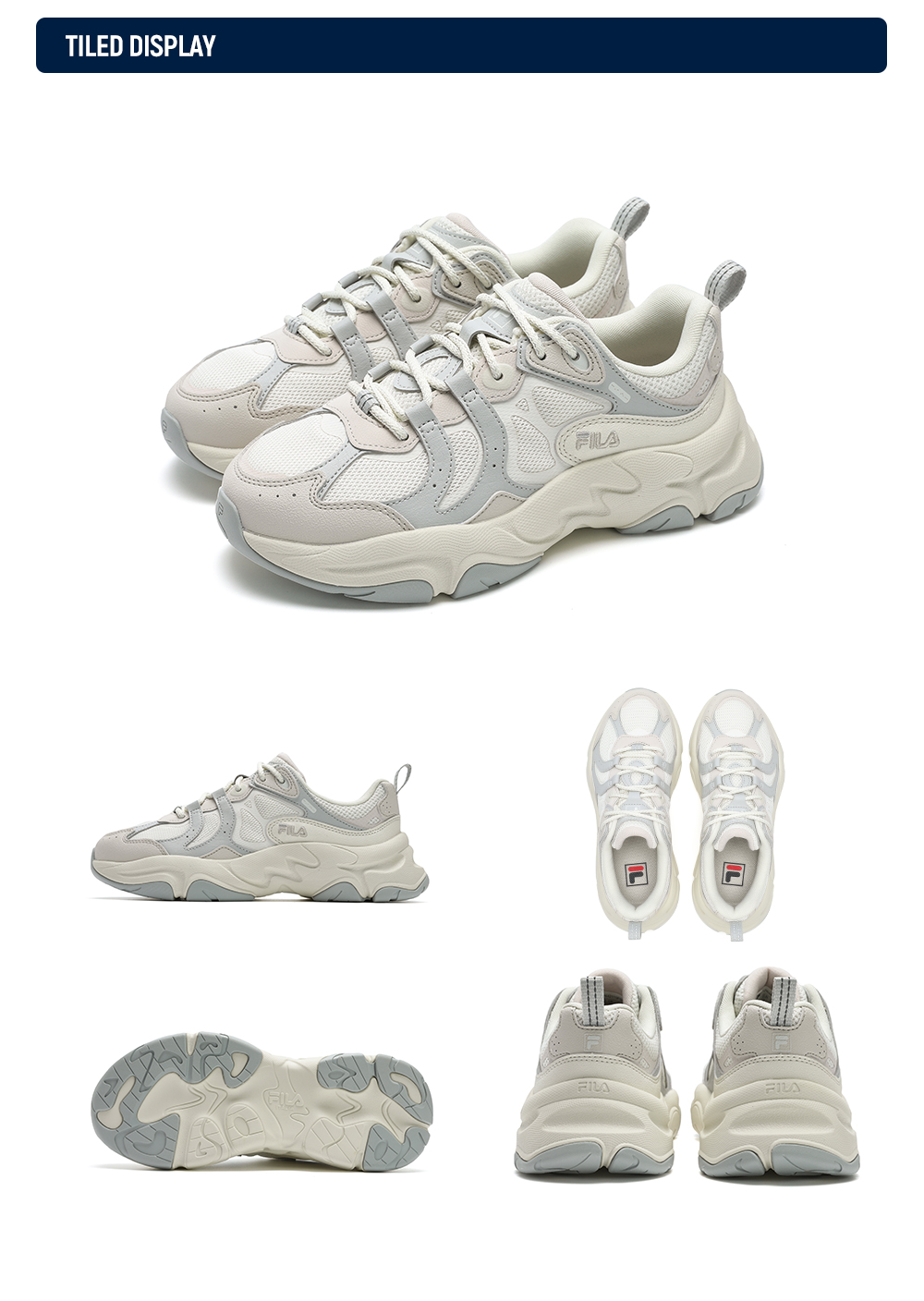 FILA CORE FASHION MARS 3 S Women Sneakers (White / Beige Cream)
