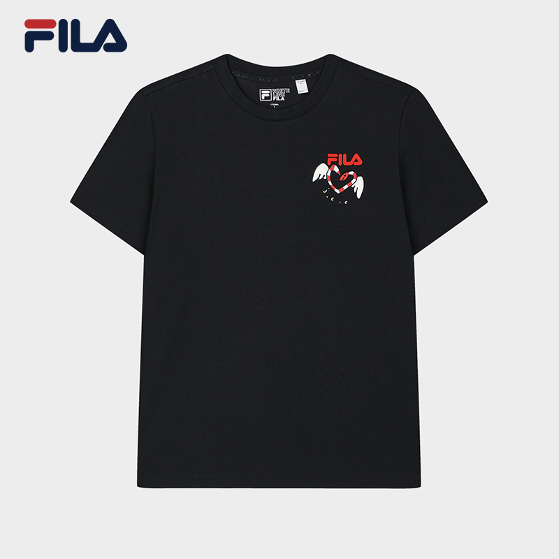 FILA CORE LIFESTYLE ORIGINALE FILA SOPHEY Unisex Short Sleeves T-Shirt (Black / Red / White) - Unisex