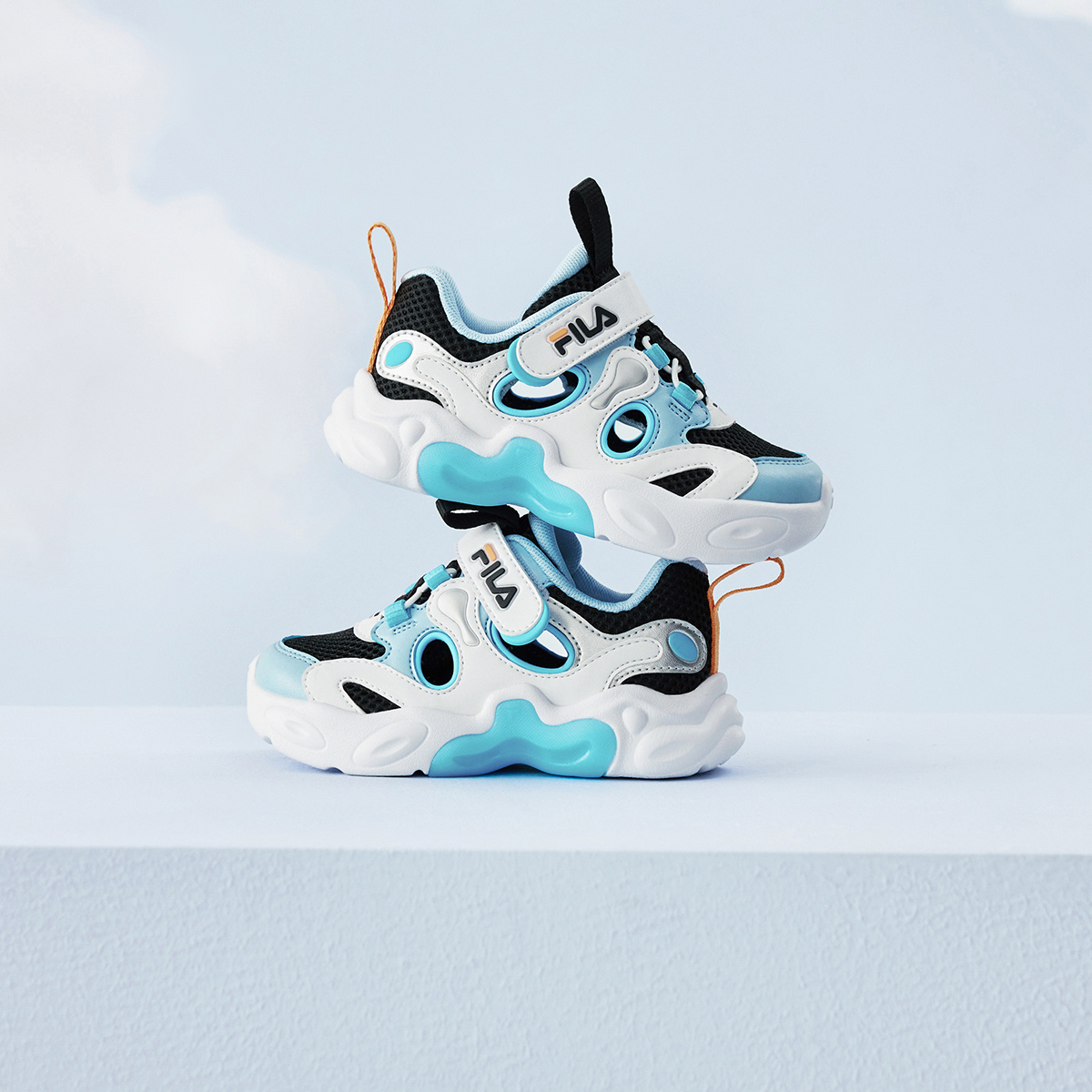 FILA KIDS HERITAGE ARTIST 6 AMBER Boys Light-Up Sneakers