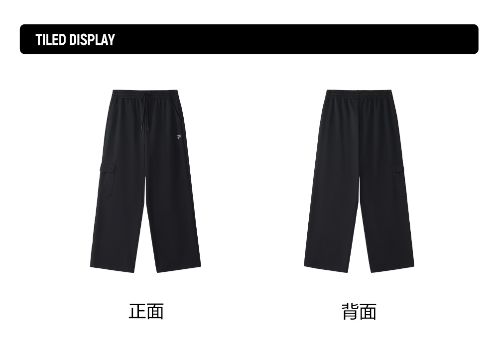 FILA FUSION INLINE FUSION X WORKWEAR STREET DOLPHIN Women Knit Pants (Black)
