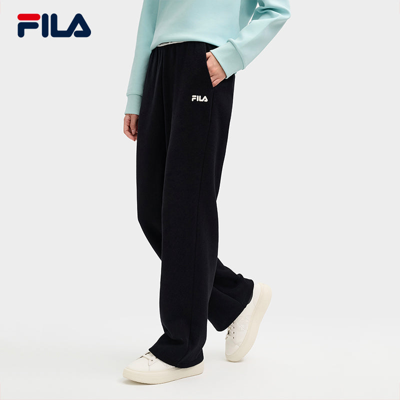 FILA CORE LIFESTYLE HERITAGE Women Knit Pants (Black) – FILA SG