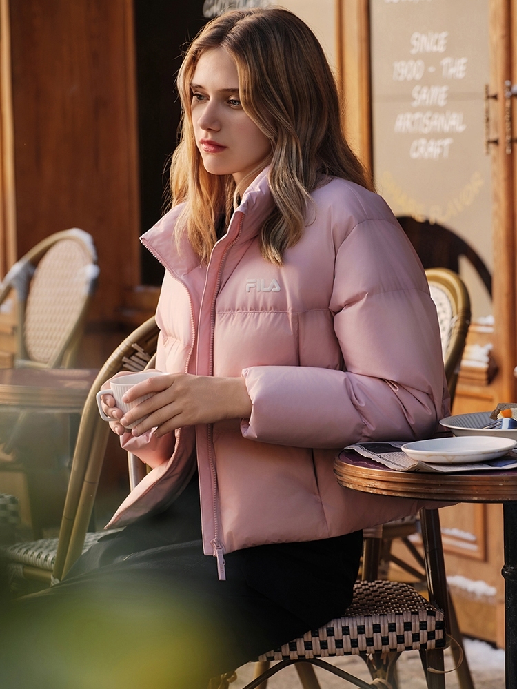 FILA CORE FILA ORIGINALE Women Down Jacket（Pink)
