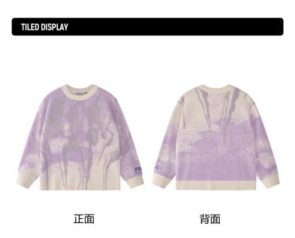 FILA FUSION CROSS OVER FILA FUSION X P.A.M DOWN TO EARTH Women Knit Sweater (Purple)