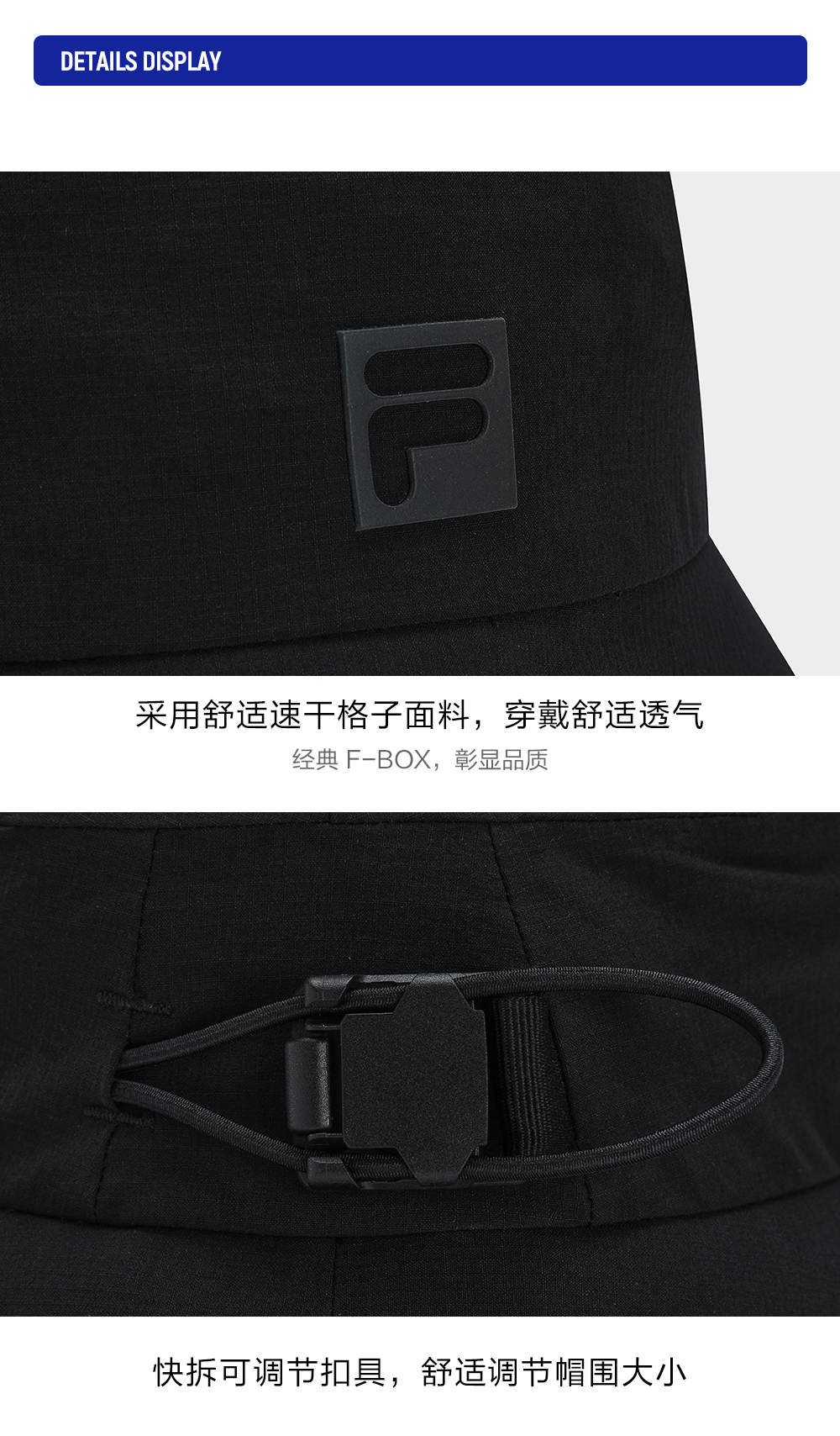 FILA CORE ATHLETICS Women Bucket hat (Black)