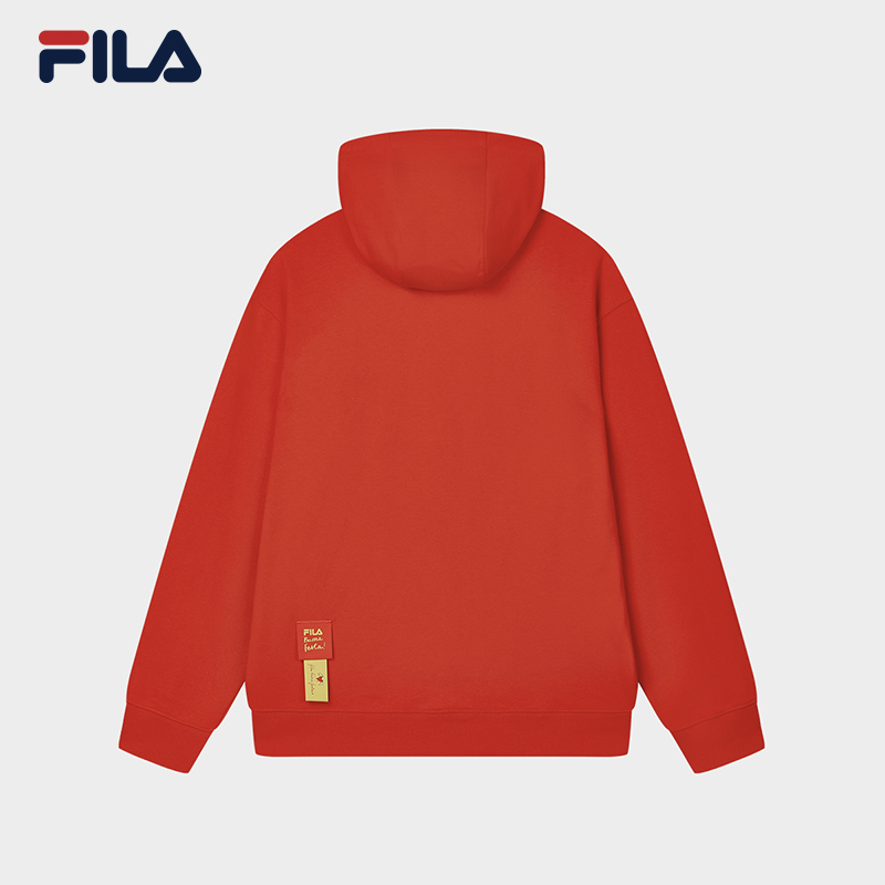 FILA CORE LIFESTYLE ORIGINALE FILA SOPHEY Men Hoodie (Red / White)