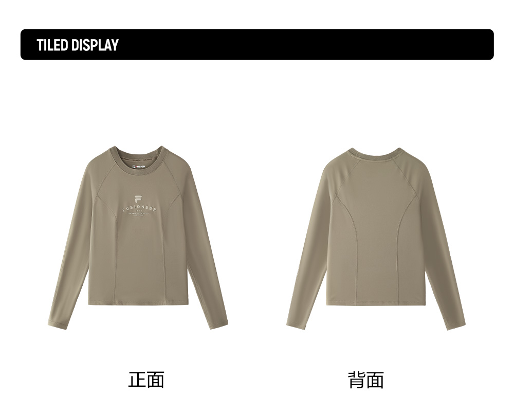 FILA FUSION INLINE FUSIONEER PURE SOPHISTICATION Women Sweatshirt (Brown)