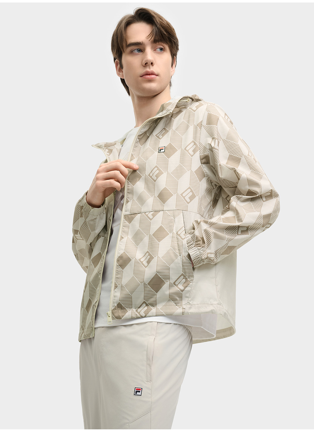 FILA CORE LIFESTYLE HERITAGE SPRING IMAGINATION Men Woven Jacket (Full Print)