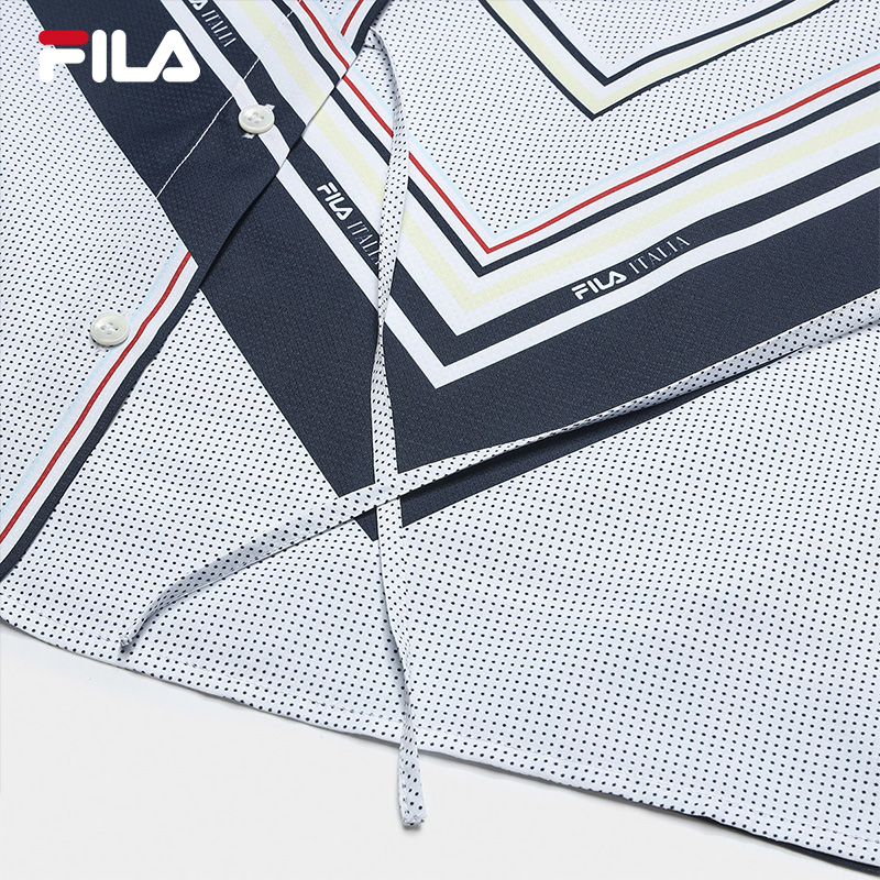 FILA CORE LIFESTYLE EMERALD ETCHED MOMENTS Women Short Sleeves Shirt