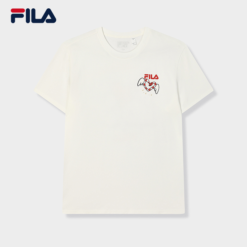 FILA CORE LIFESTYLE ORIGINALE FILA SOPHEY Unisex Short Sleeves T-Shirt (Black / Red / White) - Unisex