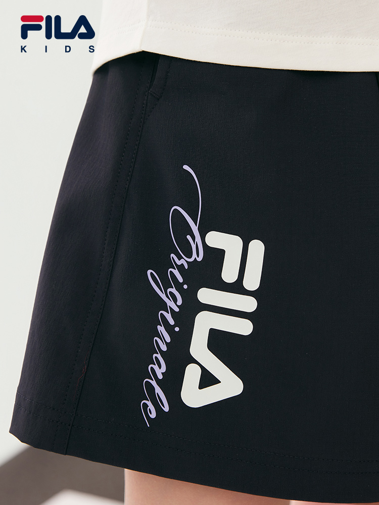 (130 - 165cm) FILA KIDS ORIGINALE Short Skort Skirt with Pants in Navy