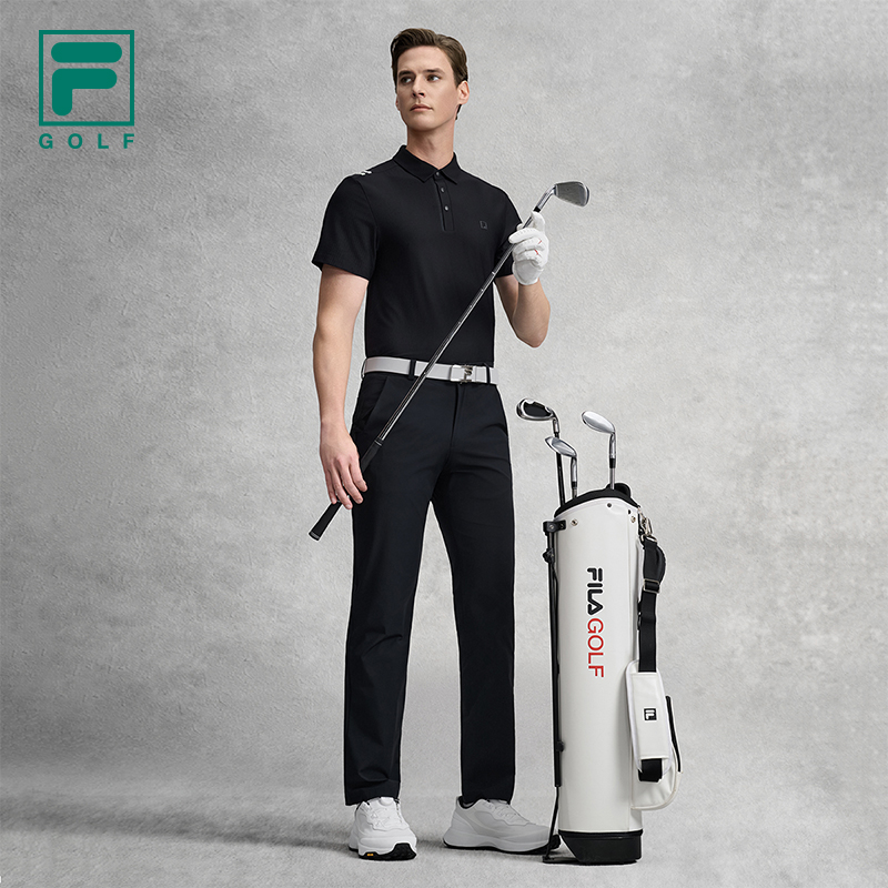 FILA MEN'S GOLF Knitted Short Sleeve Polo Shirt