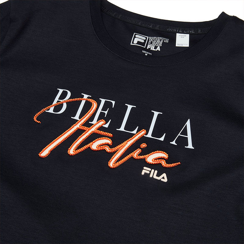 FILA CORE Women's WHITE LINE WHITE SPECIAL Short Sleeve Tee