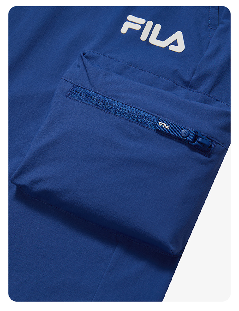 (130-170cm) FILA KIDS ORIGINALE Boy's Knit 5 Inch Pants in Navy / Blue
